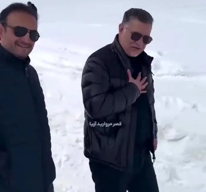 تصاویری از حضور علی دایی در پیست اسکی