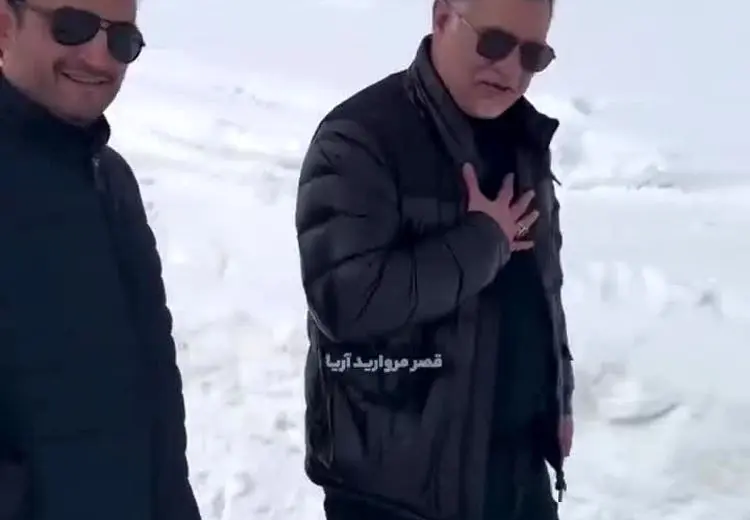 تصاویری از حضور علی دایی در پیست اسکی