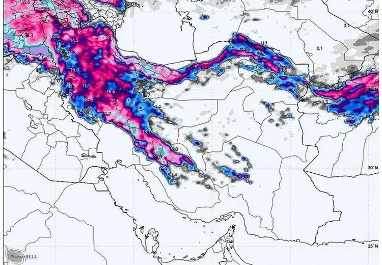 ورود سامانه بارشی جدید به کشور از امروز / هشدار تشدید برف و باران