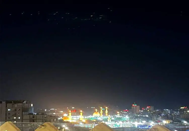 پهپادهای ایران بر فراز نجف در عراق/ عکس
