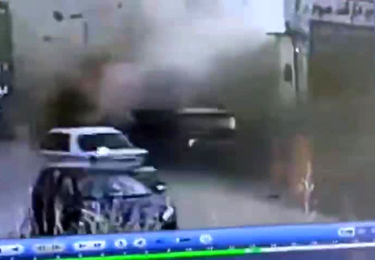 لحظه ترور یکی از اعضای حزب‌الله در جنوب لبنان