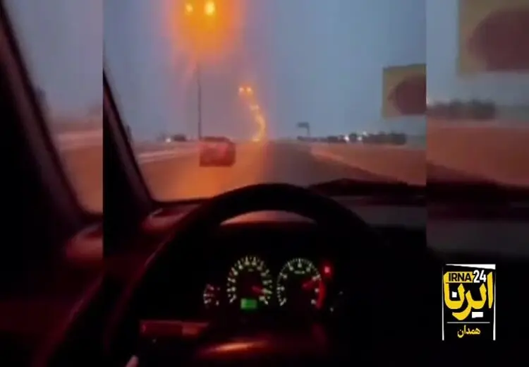 اقدام جنون‌آمیز یک زن در جاده همدان با سرعت ۲۲۰ کیلومتر!