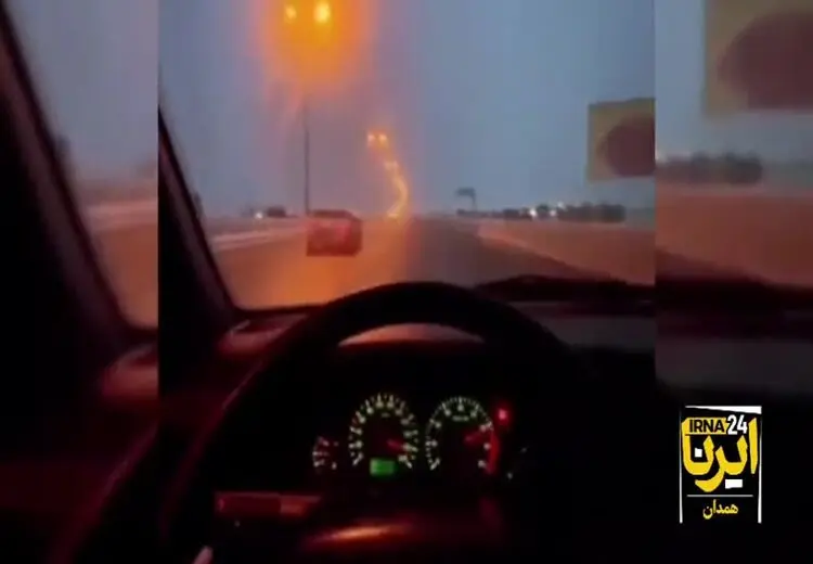 اقدام جنون‌آمیز یک زن در جاده همدان با سرعت ۲۲۰ کیلومتر!