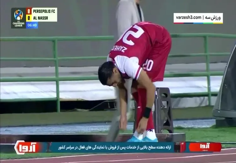 لحظه مصدومیت عجیب مهدی ترابی