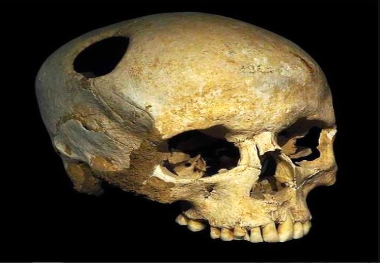 کشف طلسم‌های ۵۵۰۰ ساله از جمجمه انسان + عکس