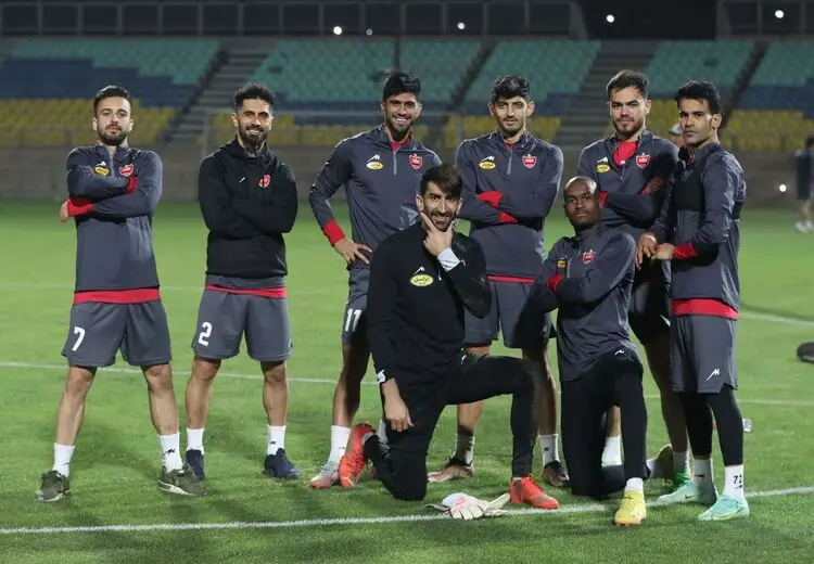 تمرین شاداب و بارانی پرسپولیس پیش از جدال با پیکان