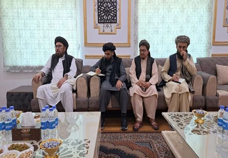حضور هیات طالبان در تهران