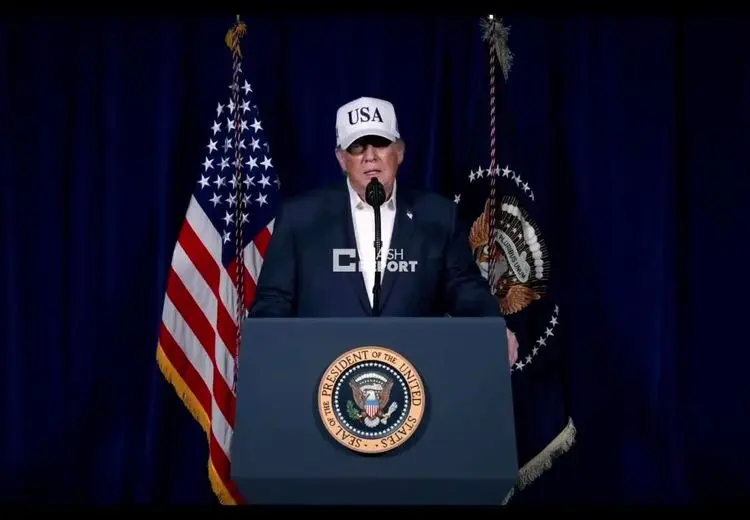  پیغام ویدیویی ترامپ:به مردم بزرگ ایران؛ از خانه‌هایتان خارج نشوید که بمب‌ها همه جا خواهند بود!