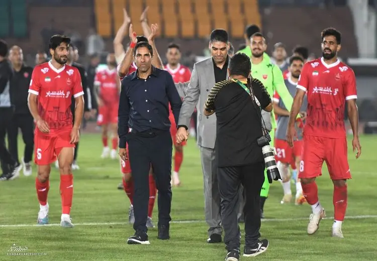 خداحافظی از وحید هاشمیان در تمرین امروز پرسپولیس