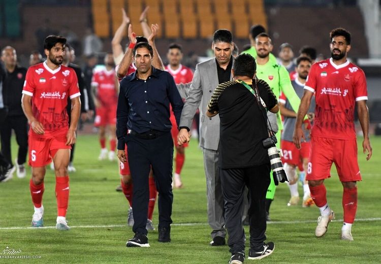 خداحافظی از وحید هاشمیان در تمرین امروز پرسپولیس