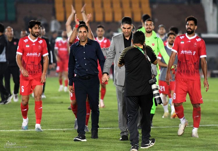 خداحافظی از وحید هاشمیان در تمرین امروز پرسپولیس