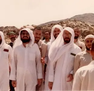 تصویری از خاتمی و روحانی در سفر حج