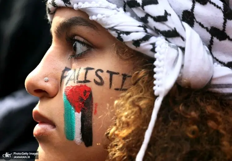 تجمع مردمی در دفاع از فلسطین