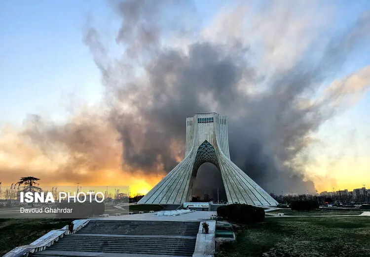 آزادی پس از حملات موشکی به غرب تهران