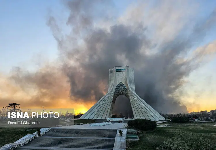 آزادی پس از حملات موشکی به غرب تهران
