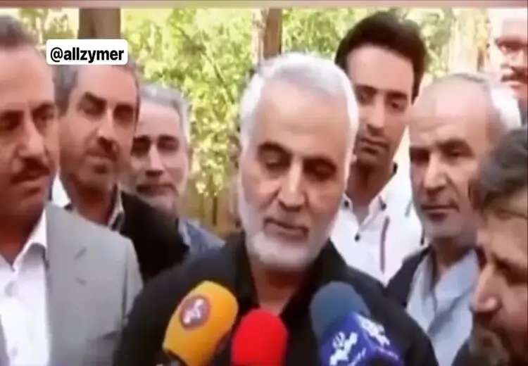 نظر جالب حاج قاسم سلیمانی درباره خواننده زن عرب