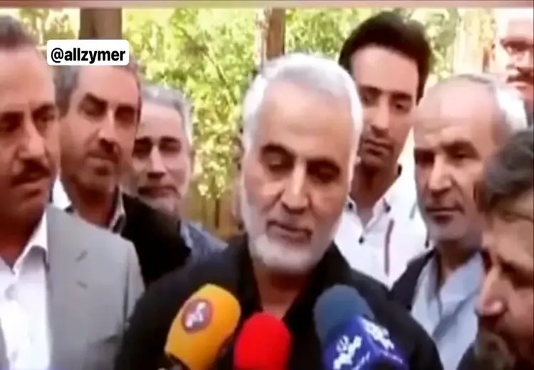 نظر جالب حاج قاسم سلیمانی درباره خواننده زن عرب