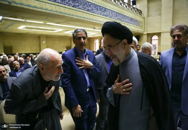 چهره‌های سیاسی شرکت کننده در مراسم ختم مادر شکوری راد