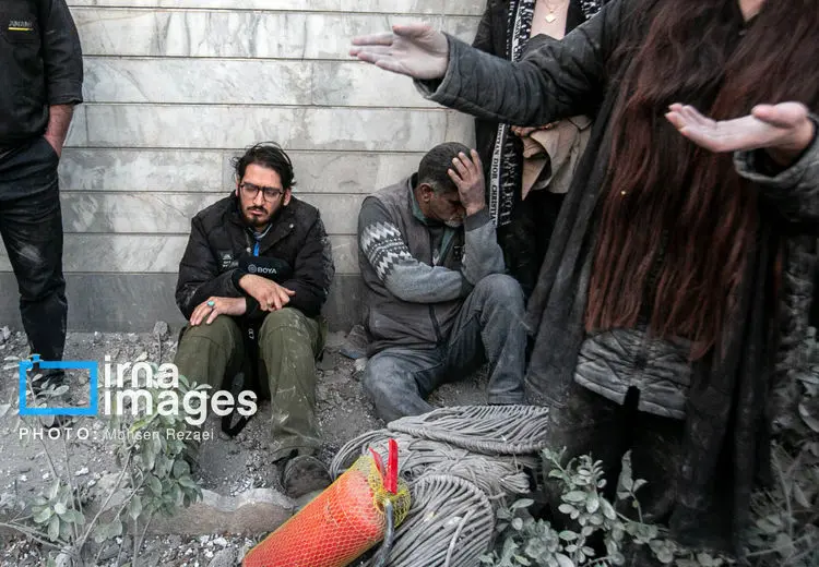 تصاویری از حمله اسراییل به رسالت تهران