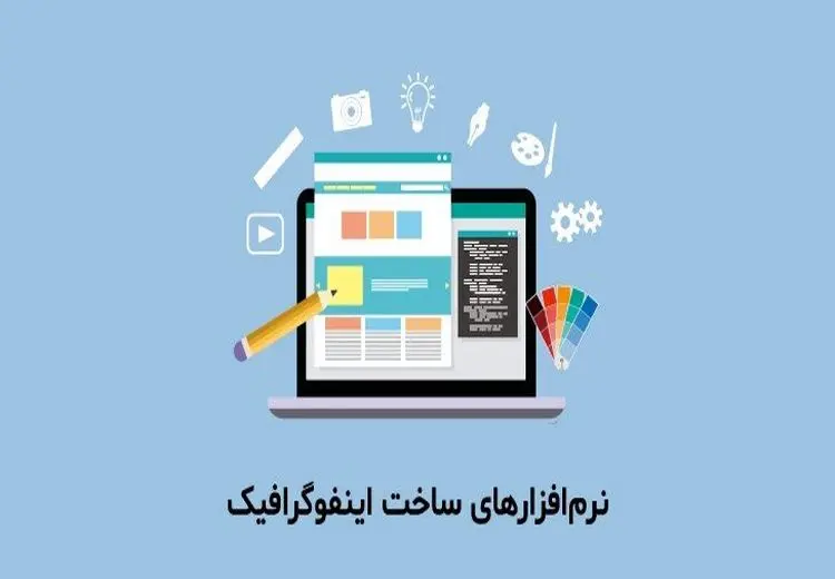 تولید اینفوگرافیک حرفه‌ای با موبایل در عرض چند ثانیه + معرفی  ابزارها و اپلیکیشن‌ها