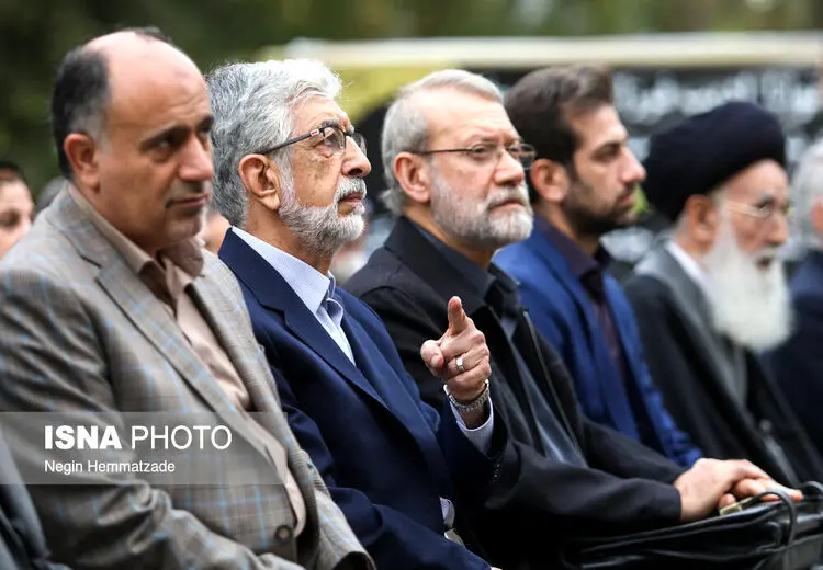 علی لاریجانی و حدادعادل بعد از مدت‌ها در کنار هم!