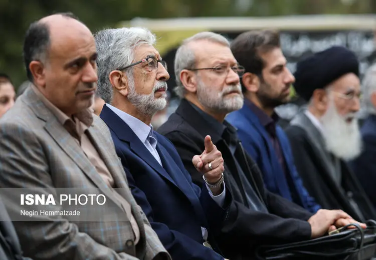 علی لاریجانی و حدادعادل بعد از مدت‌ها در کنار هم!
