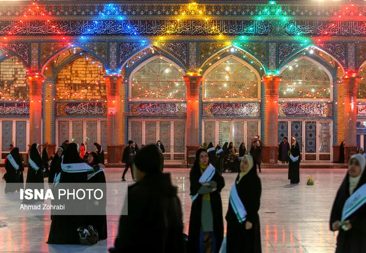 آذین حرم حضرت معصومه و جمکران در آستانه نیمه شعبان