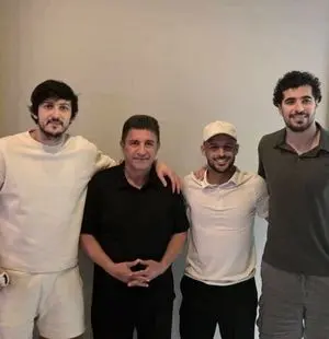 جلسه قلعه‌نویی با 3 لژیونر ایرانی در امارات