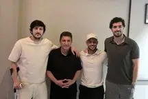 جلسه قلعه‌نویی با 3 لژیونر ایرانی در امارات