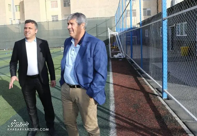 اولین برخورد سرمربی سابق رئال‌مادرید با امکانات باشگاه استقلال+ عکس