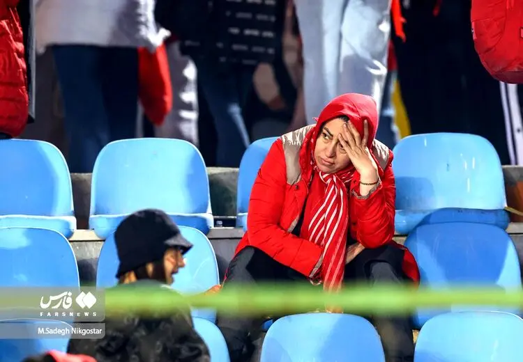 ناراحتی هوادار زن پرسپولیس