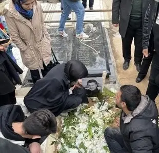 اولین تصویر از محل خاکسپاری رضا رویگری
