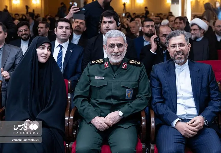 کنفرانس دیپلماسی و مقاومت در وزارت خارجه با حضور سردار قاآنی و زینب سلیمانی