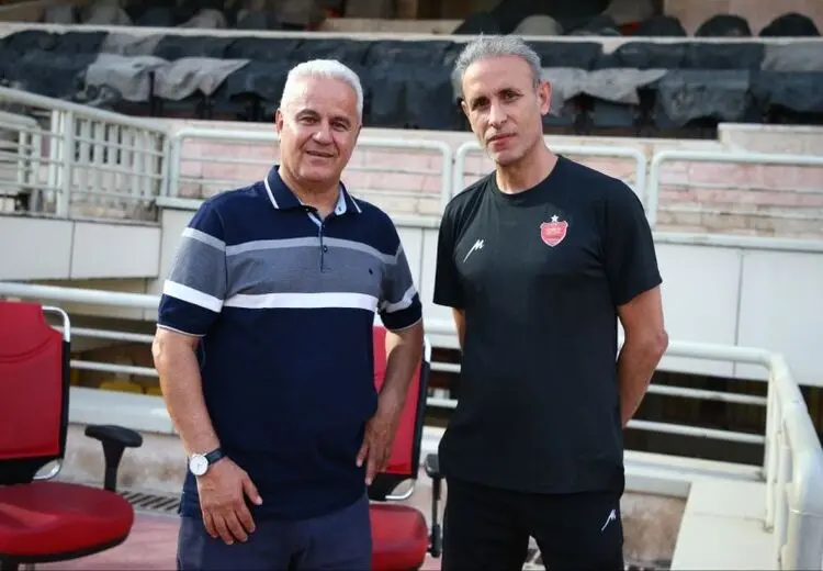 مهمان ویژه پرسپولیسی ها + عکس