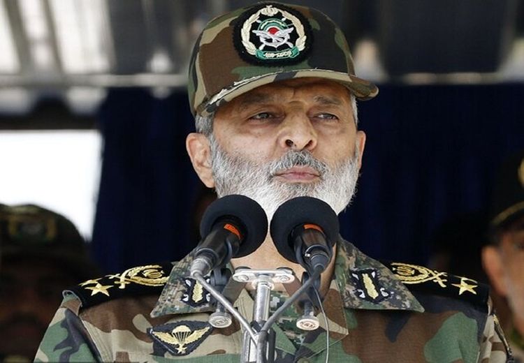 پاسخ فرمانده کل ارتش ایران به تهدیدات آمریکا و اسراییل