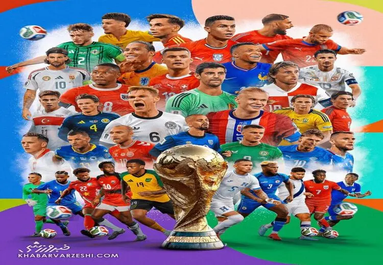 بازیکن استقلال روی پوستر جام جهانی!