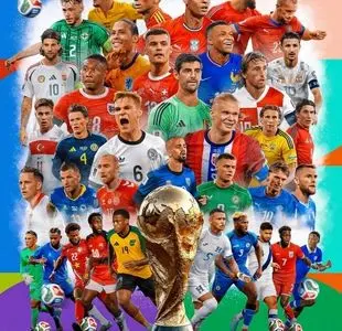 بازیکن استقلال روی پوستر جام جهانی!