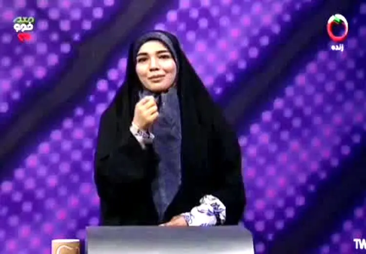 فیلم| سوتی مجری زن تلویزیون در آنتن زنده