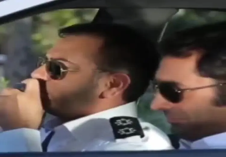 وایرال شدن یک سکانس از  سریال "شوخی کردم" درباره پلیس راهور 