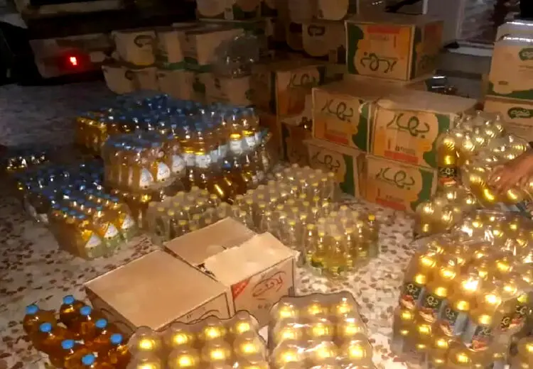 کشف ۱۰ تن روغن خوراکی احتکاری در جوانرود