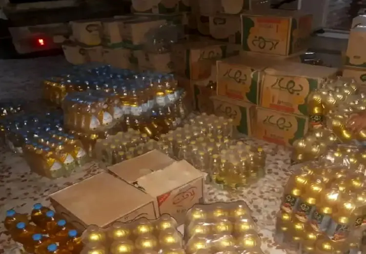 کشف ۱۰ تن روغن خوراکی احتکاری در جوانرود