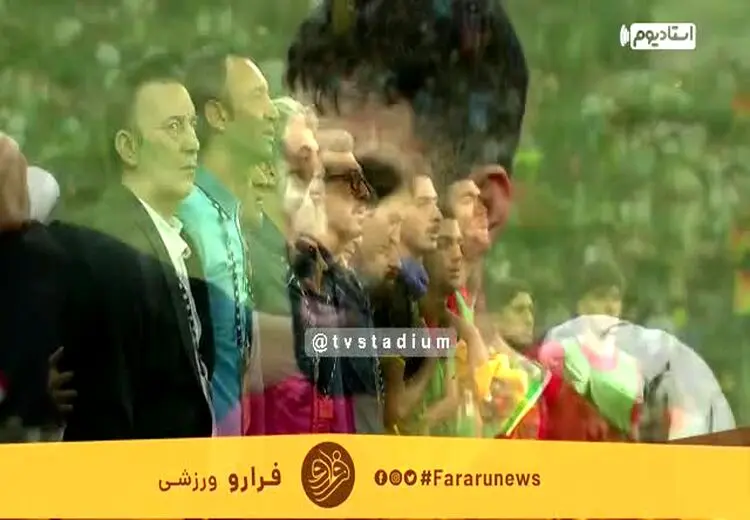 اقدام عجیب عراقی‌ها هنگام پخش سرود ملی ایران