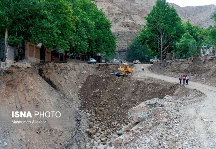 خبری از مفقودی‌های سیل جاده چالوس کرج نیست