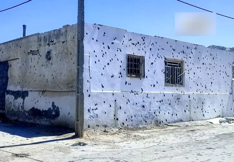  آثار آزمایش موشک جدید آمریکا در لامرد