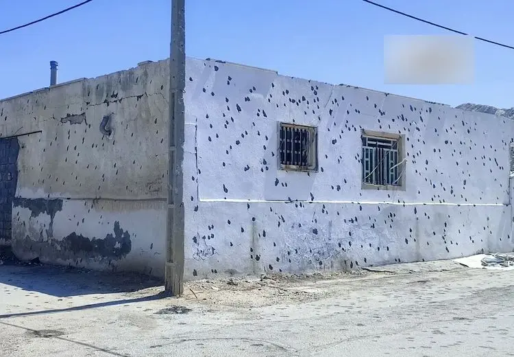  آثار آزمایش موشک جدید آمریکا در لامرد