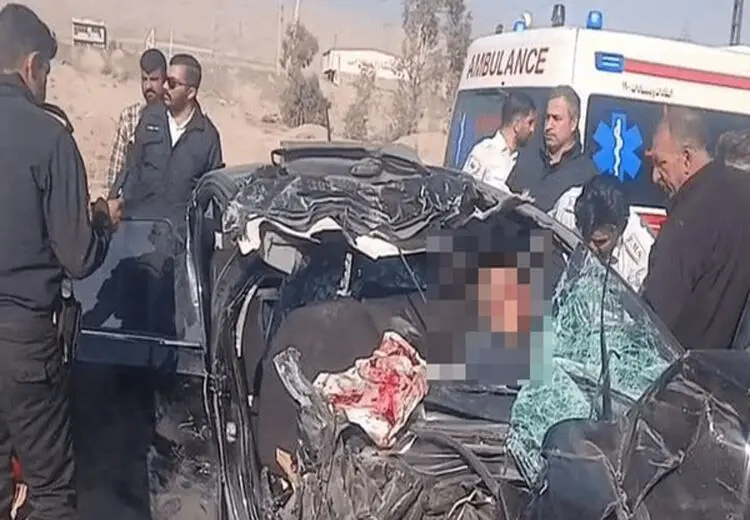 پاسخ پلیس راهور به شایعات مربوط به علت تصادف خودروی خانواده سقاب اصفهانی