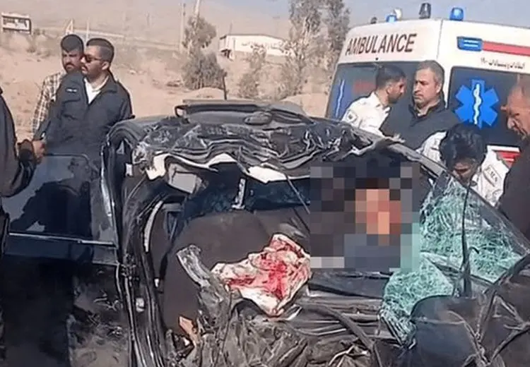 پاسخ پلیس راهور به شایعات مربوط به علت تصادف خودروی خانواده سقاب اصفهانی