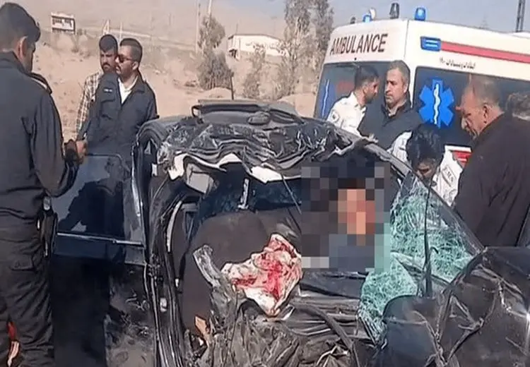 پاسخ پلیس راهور به شایعات مربوط به علت تصادف خودروی خانواده سقاب اصفهانی