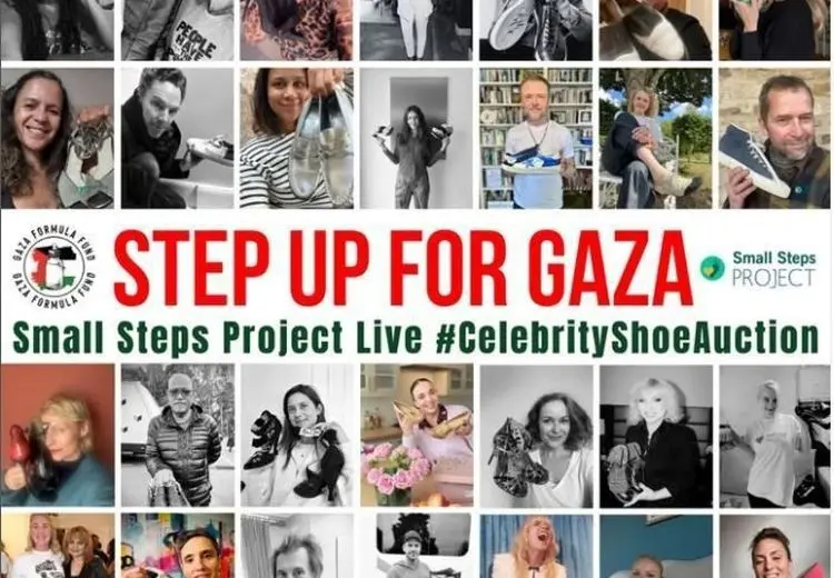  حراج کفش سلبریتی‌های جهان برای کودکان پابرهنه غزه
