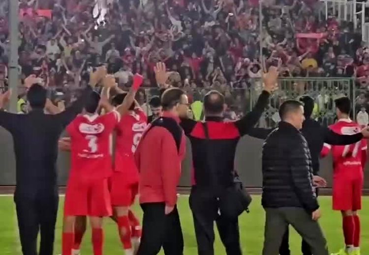 فحاشی پرسپولیسی‌ها به رقیب‌ سنتی! / فیلم